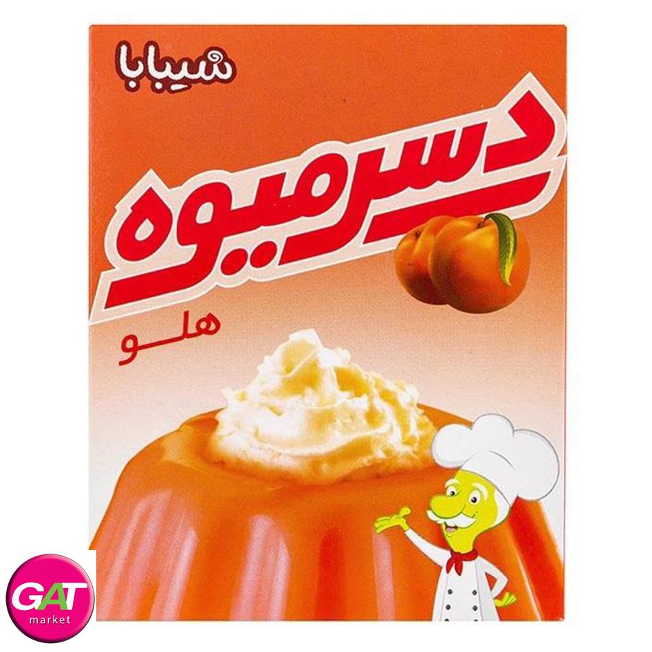 شیبابا پودر دسرمیوه هلو 70 گرمی