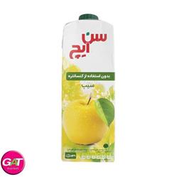 سن ایچ آبمیو سیب بدون کنسانتره  و بدون شکر افزوده 750 میل