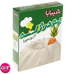 شیبابا پودر ژله 100 گرمی آلوئه ورا