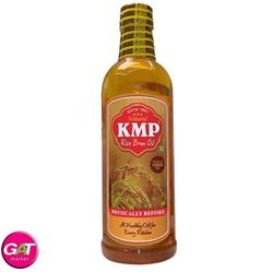 کی ام پی روغن سبوس برنج 100 درصد خالص 1 لیتری