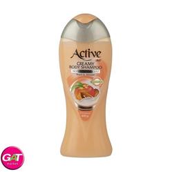 اکتیو شامپو بدن کرمی مدل Peach And Almond مقدار 400 گرم